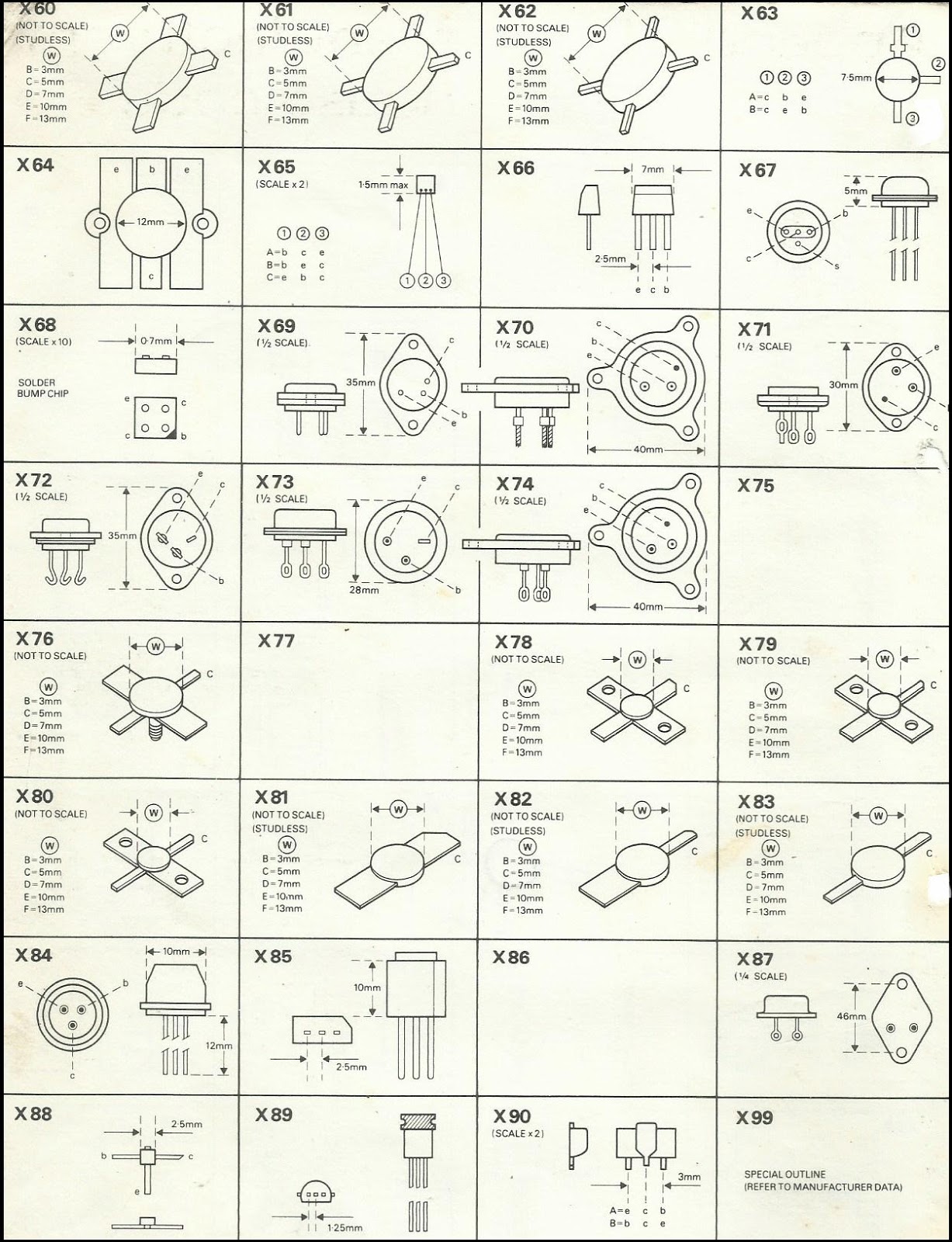 Transistor Alternate Transistor Information Values Alternative All
