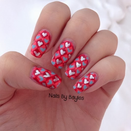 Nails By Bayles: Valentine's Day Heart Nails