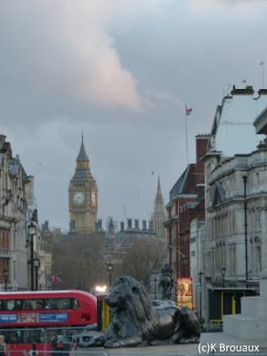 Big Ben depuis Trafalgar Square