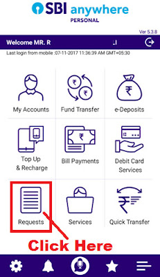 how to apply for sbi cheque book online