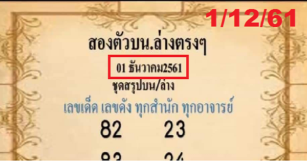 เนื้อหา ผลหวย ผลล็อตเตอรี่ เขียนโดย Doungdee MThai : ตรวจหวย - Page 27 of 107