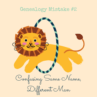 Do you know how to deal with records with men of the same name, but you don't know if they are the same man? | #genealogy #familyhistory #genealogymistakes