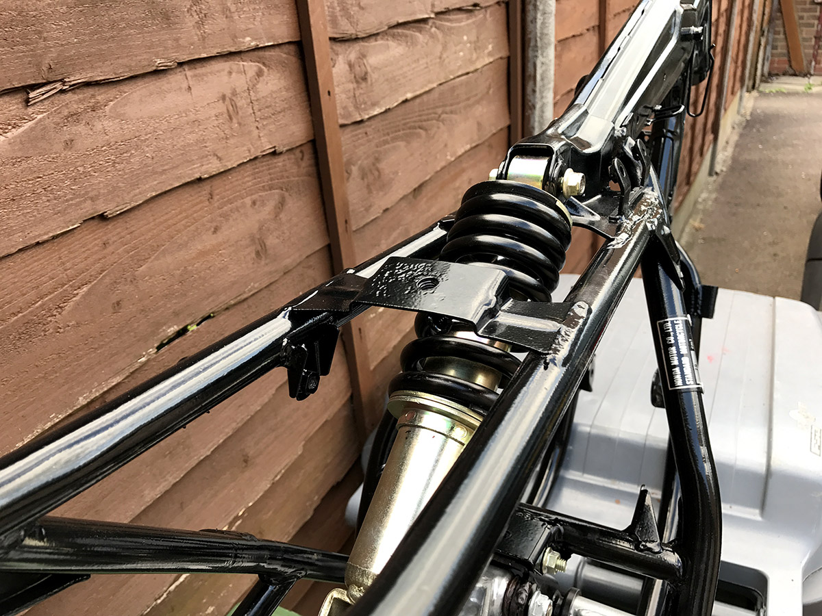 Honda MBX80 My bike rear suspension assembly
