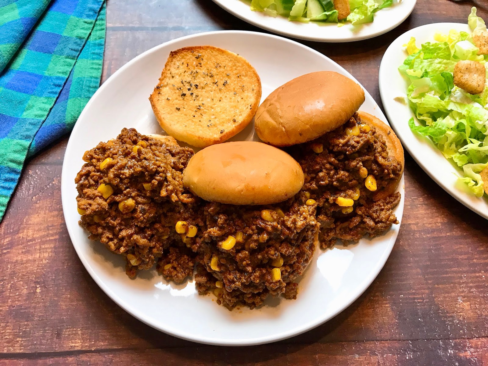 Chipotle Sloppy Joes with Toasted Garlic Butter Buns
