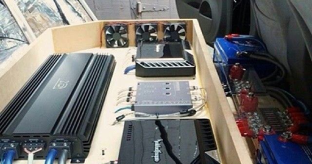 How To Add Cooling Fans To Car Amp Rack To Stop ... car audio amp wiring 