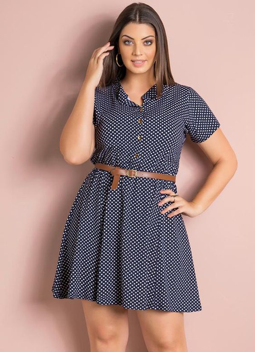 Elegantes Cortos Vestidos Casuales Para SeÃ±oras Gorditas Vestidos