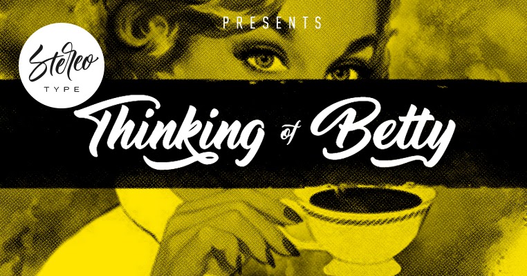 Thinking Of Betty Script Brush Font Free Download.