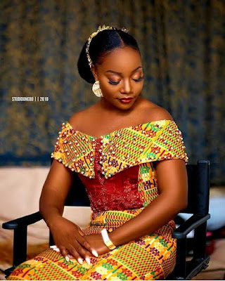 ✘ 39 Latest African Kente Styles Attires For Wedding Parties with its quality traced back to the Republic of Ghana ✘ 39 Latest African Kente Styles Attires For Wedding Parties