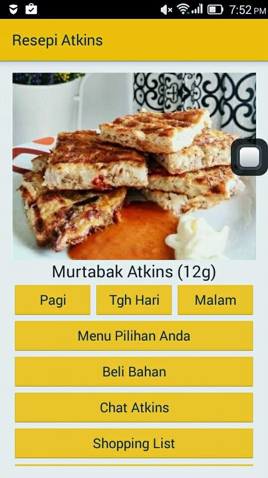 Es 'n' Ef Cooking Blog MOBILE APPS ATKINS PALING HOT!!!
