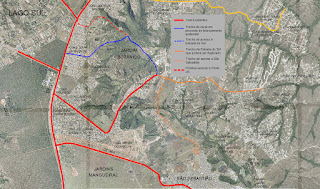 Clique para visualizar estudo da via alternativa da Estrada do Sol Fonte: ARIA Empreendimentos