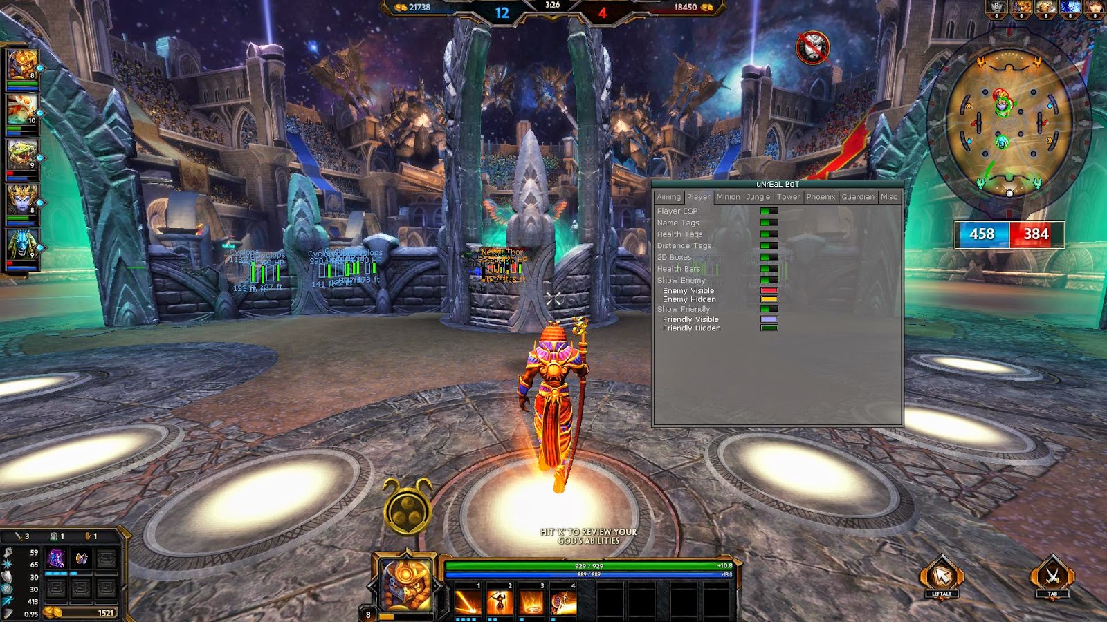 Smite Unreal Bot/Hack Empire of Hacks