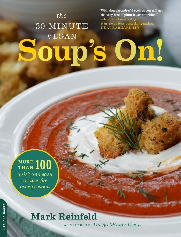The 30 Minute Vegan Soup's On! Review and Giveaway