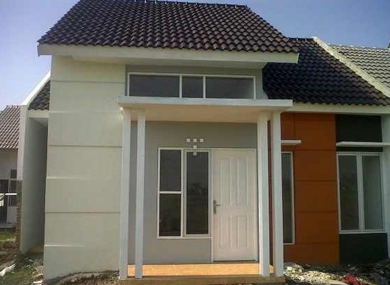 model desain teras rumah minimalis type 21