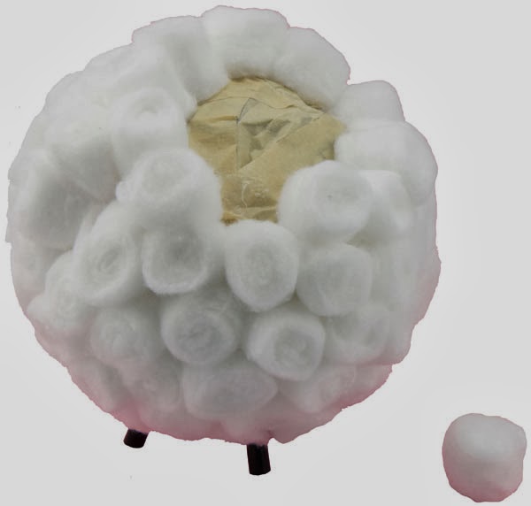 Cómo Hacer Ovejitas de Algodón de