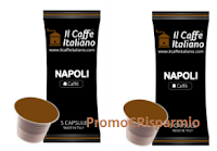 Promo special Pack: 200 capsule caffè Napoli + 100 capsule Venezia in omaggio Logo Promo special Pack: 200 capsule caffè Napoli + 100 capsule Venezia in omaggio