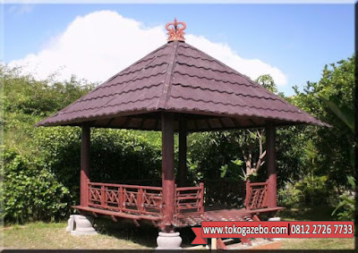 Gazebo Glugu Segi Empat Klasik Gazebo Glugu Segi Empat Klasik