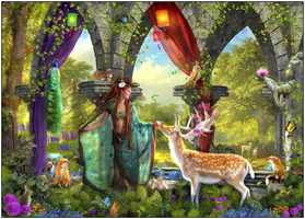 AIS MC-49390 Compassions Garden HAED artwork by Aimee Stewart " AIS MC-49390 Compassions Garden