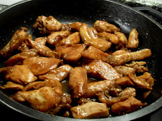Dorando el pollo laqueado