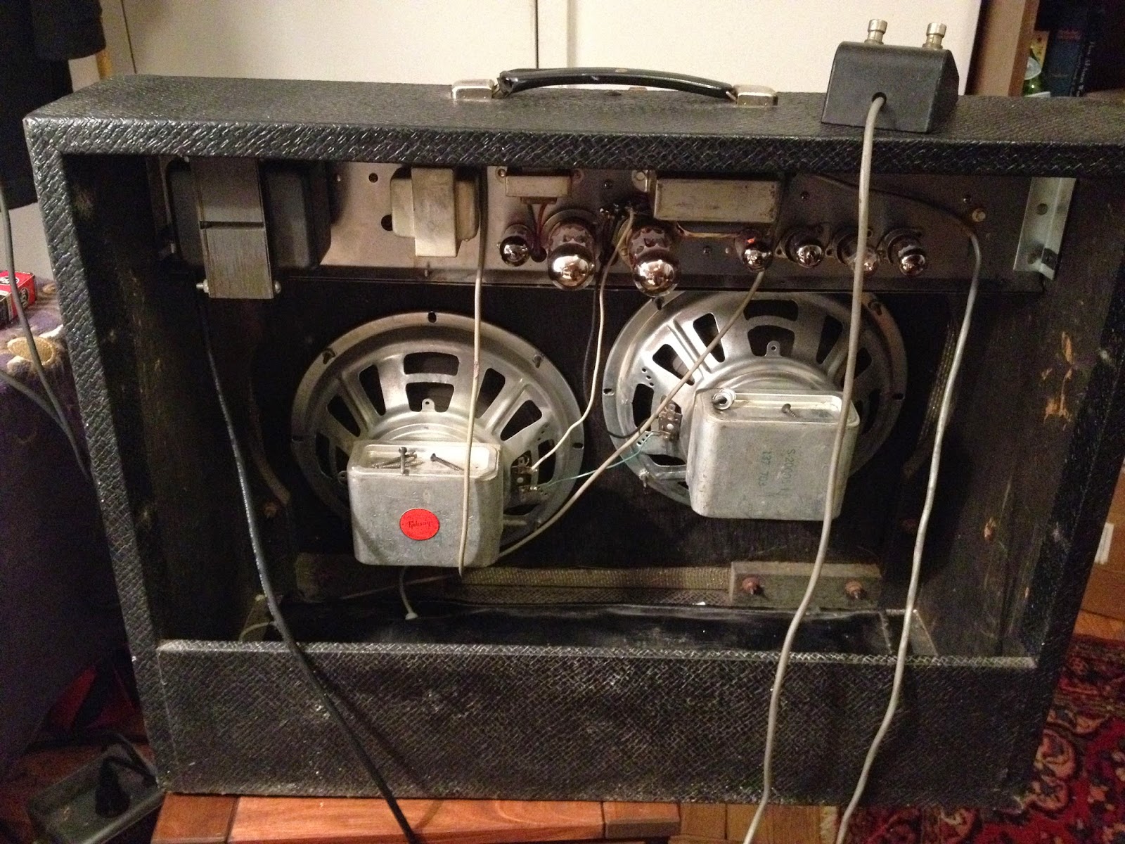 Jefs Tube Amp Blog 1965 Gibson Hawk amplifier, 7591 model