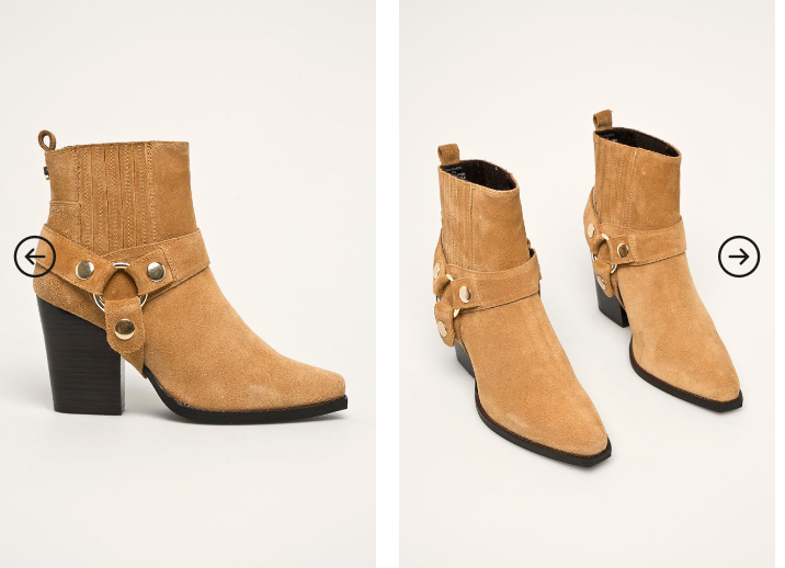 Steve Madden - Botine Uno bej din piele intoarsa Steve Madden - Botine Uno bej din piele intoarsa