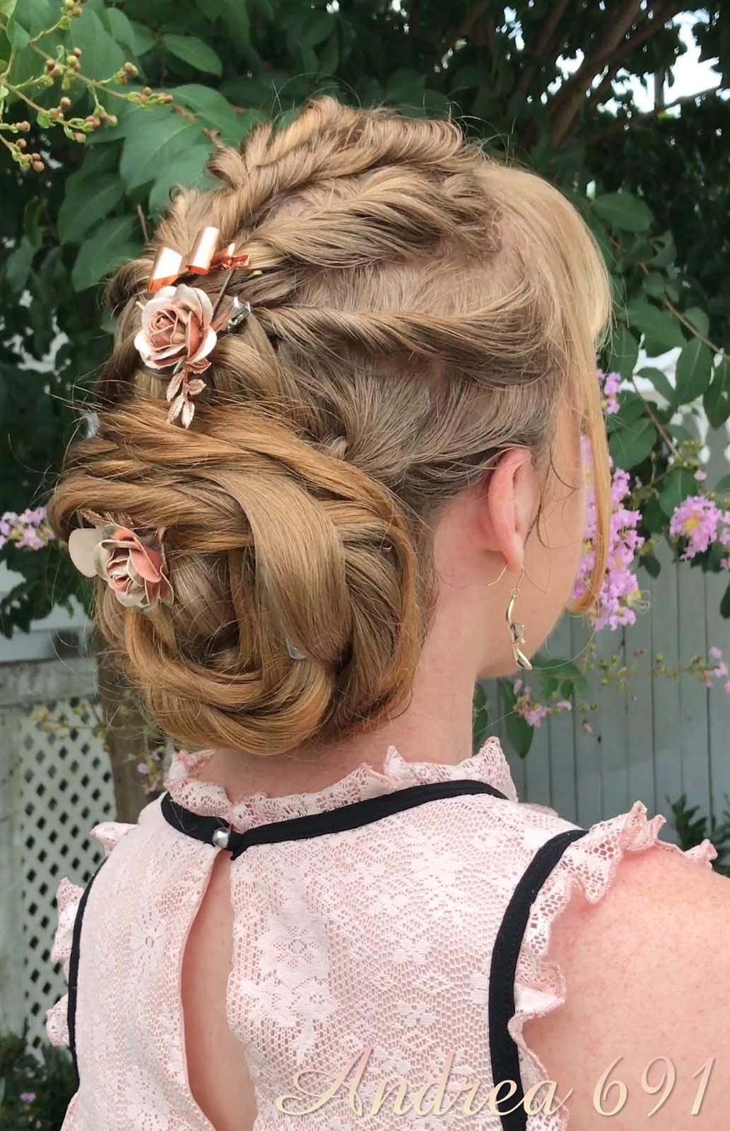 7 Romantic Flower Updo Ideas | All Things Hair US