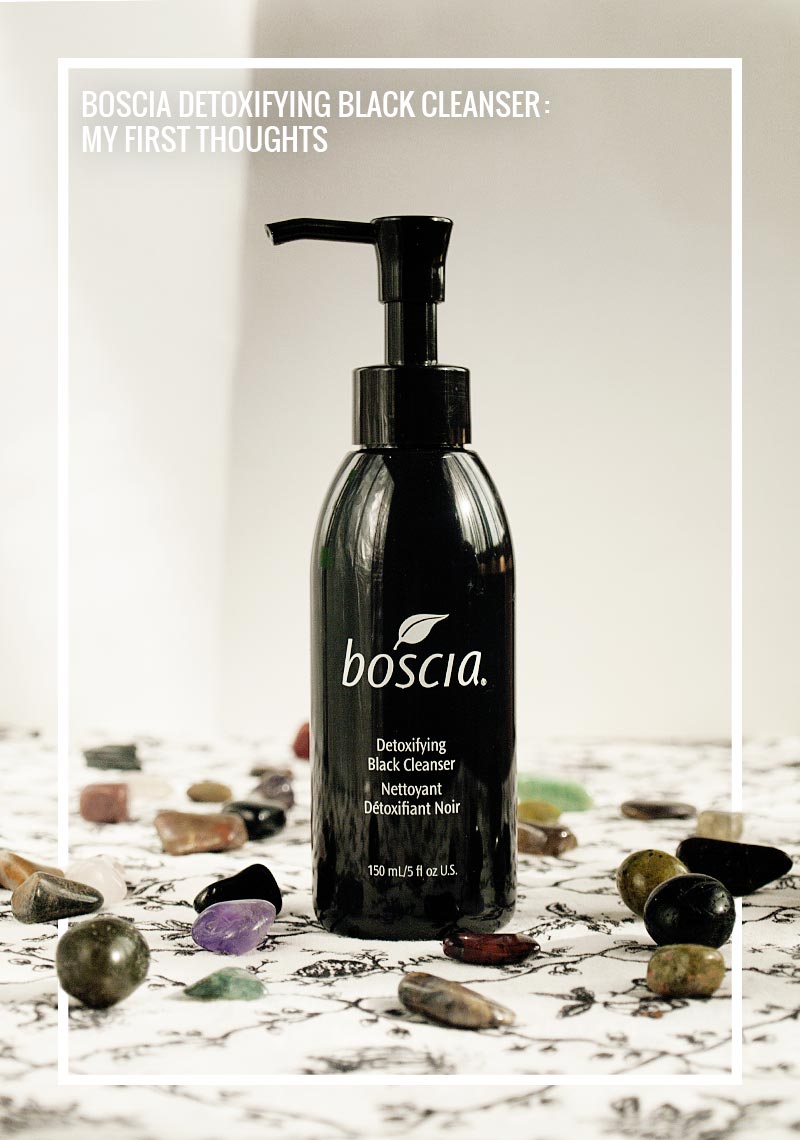 Boscia detoxifying black cleanser