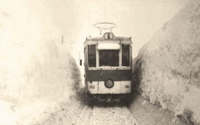 Tramvaie în Bucureşti - iarna lui 1954