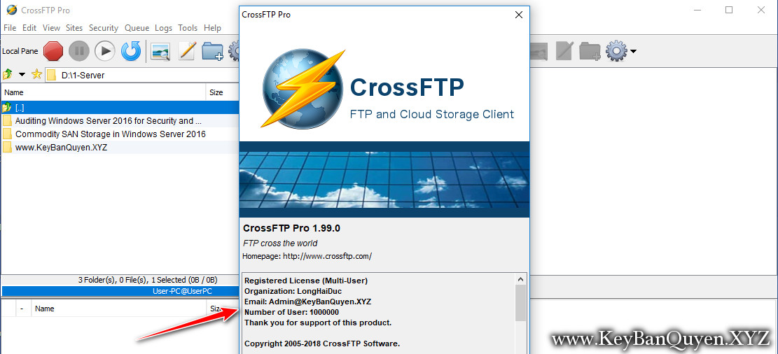 Crossworld CrossFTP Enterprise 1.99.0 Full Key,Phần mềm quản lý,hỗ trợ và Upload FTP lên các đám mây.