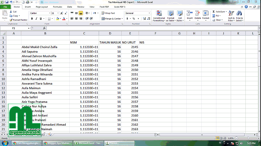 Tips Cepat Praktis Entri Nis Lokal Dalam Emis Ayomadrasaah