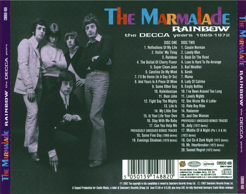 ENTRE MUSICA THE MARMALADE Rainbow The DECCA years 19691972 (2 CDs)