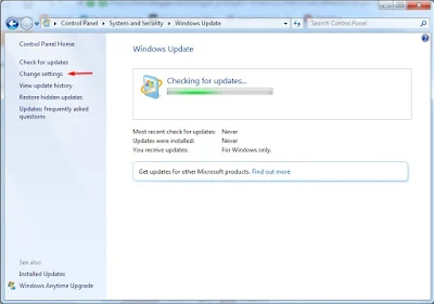 Cara Mematikan Windows Update pada Windows 7