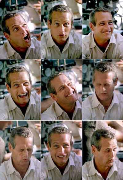 Paul Newman faces