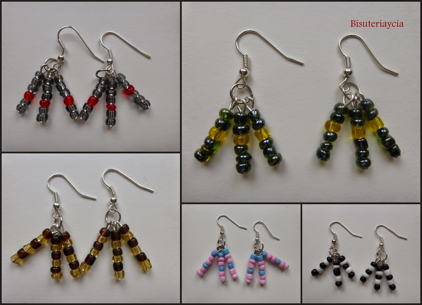 Pendientes de rocalla