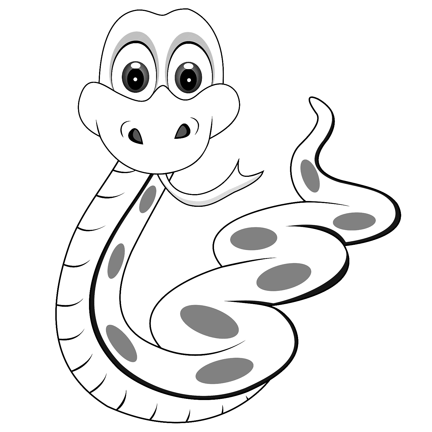 s is for snake coloring pages - photo #45