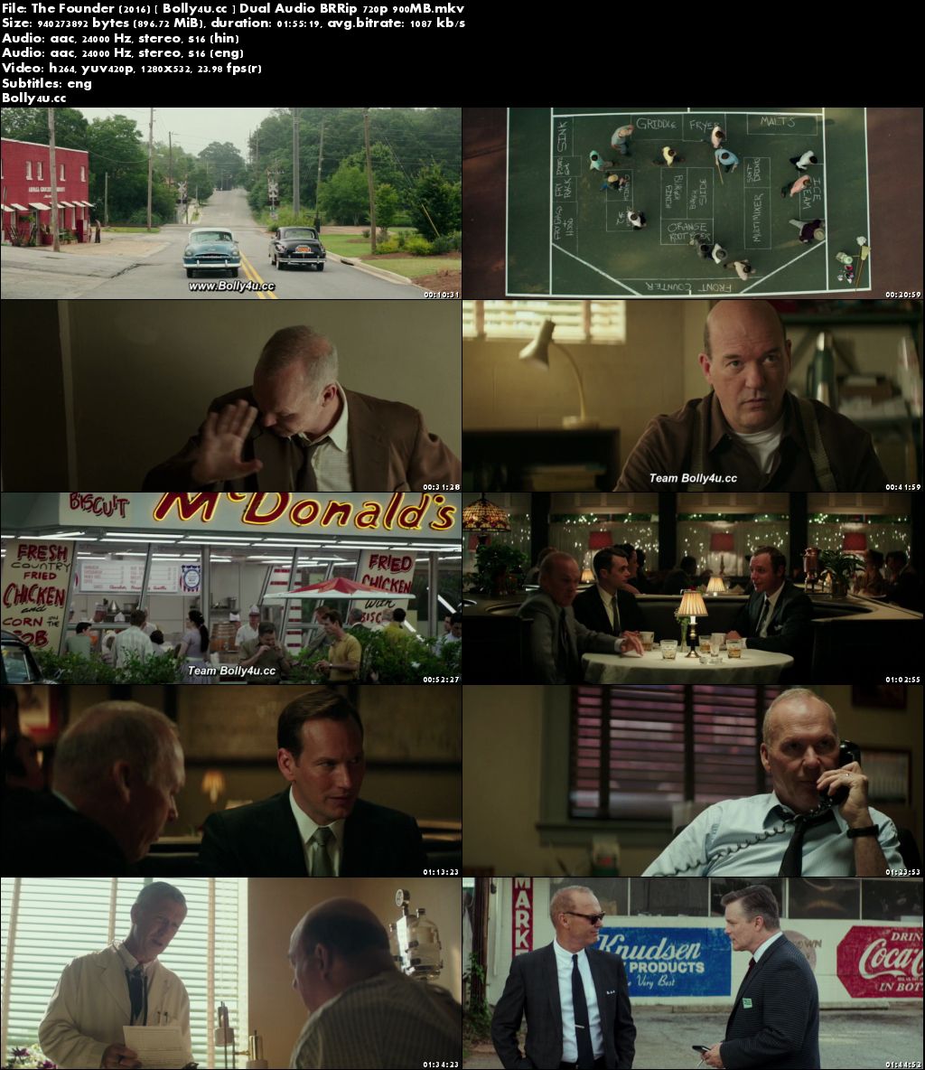 The Founder 2016 BRRip 350MB Hindi Dual Audio 480p Download The Founder 2016 BRRip 350MB Hindi Dual Audio 480p Download