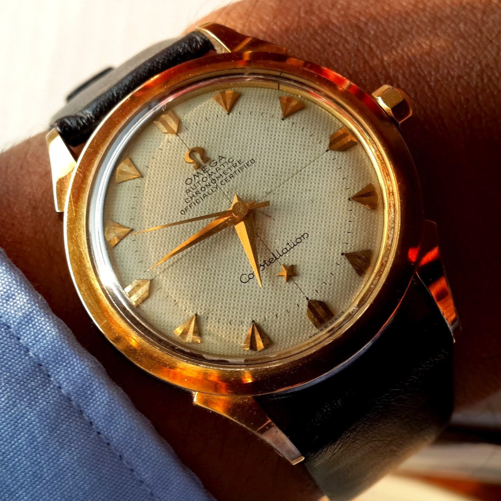 OMEGA Constellation Honeycomb Dial
