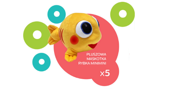 Wygraj pluszową maskotkę Rybkę MiniMini Konkurs