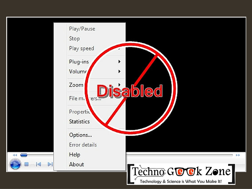[Resolved] How to Disable DoubleClick and RightClick in Windows Media