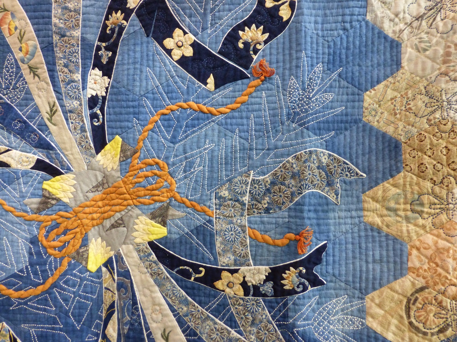 sashiko and other stitching Tokyo International Great Quilt Festival