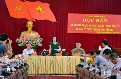 Họp báo về vụ án giết người tại tỉnh Yên Bái