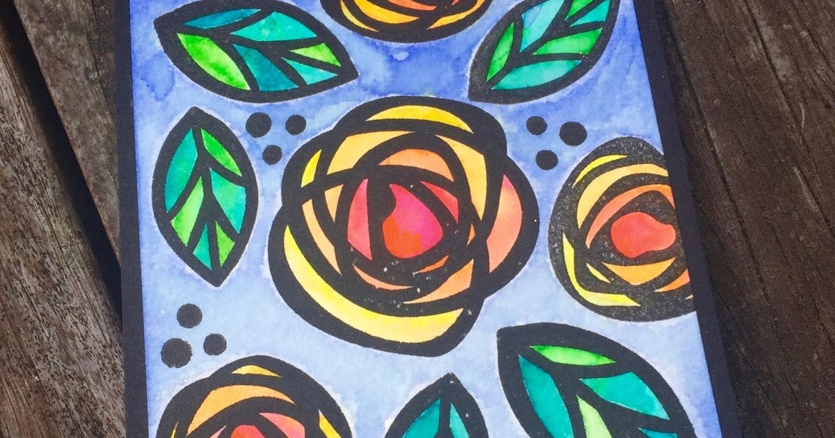 My Paper Epiphany Stained Glass Effect