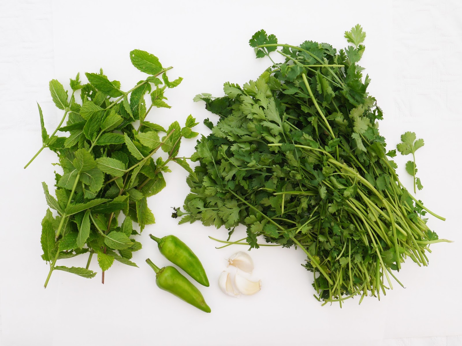 This Muslim Girl Bakes Fresh Coriander + Mint Chutney.