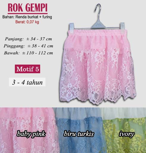 Rok Anak 2 4 Tahun rok anak gempi 3 4 tahun motif 5 Rok Anak 2 4 Tahun rok anak gempi 3 4 tahun motif 5