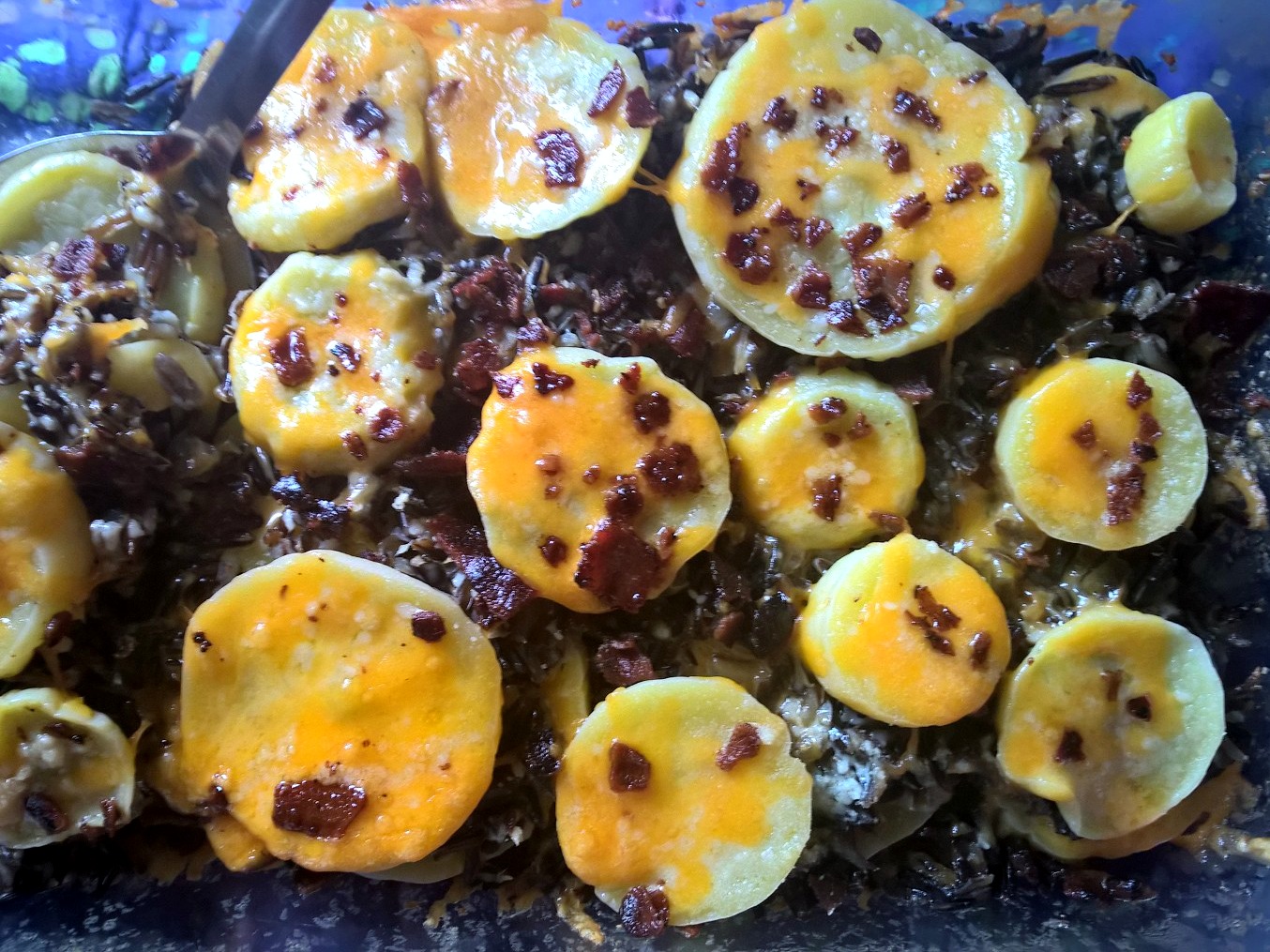 Summer Squash and Wild Rice Casserole