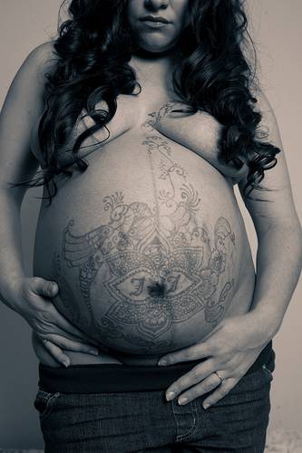 Pregnant Women With Tattoos 94