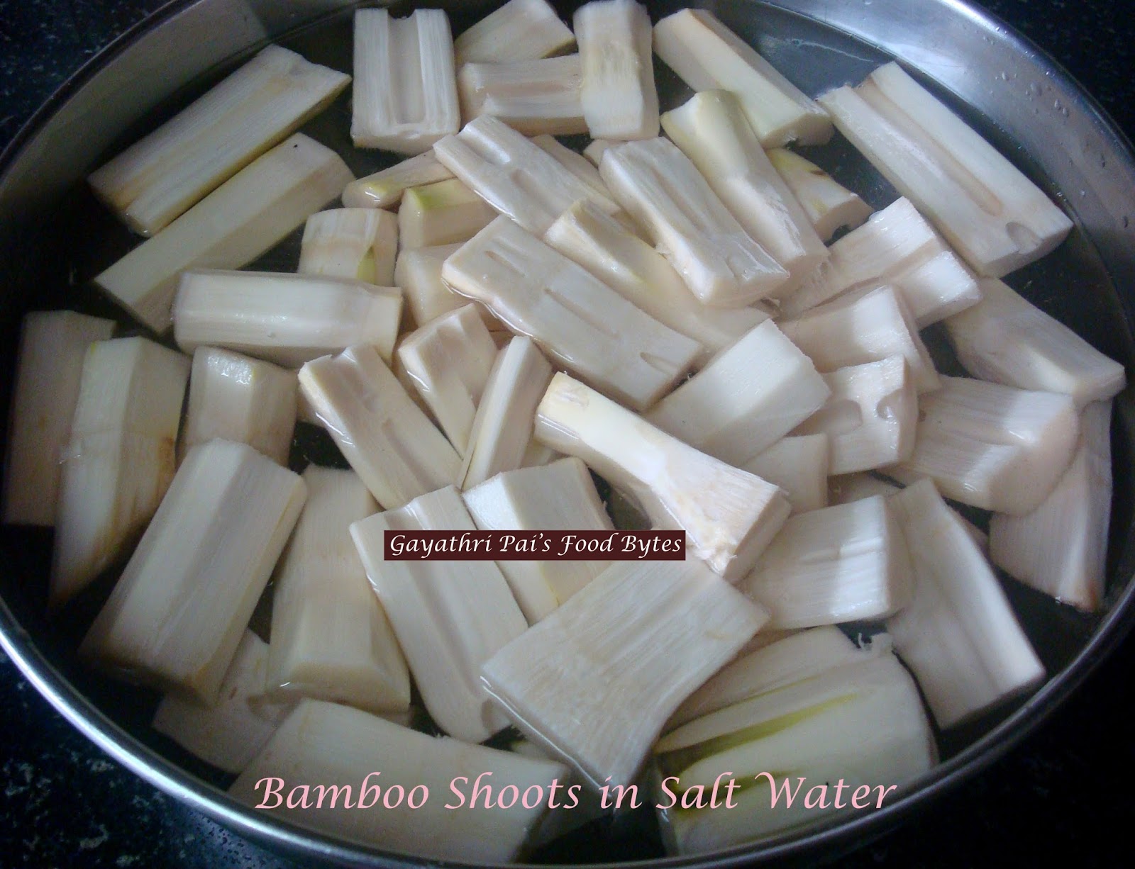 Gayathri Pai's Food Bytes All about Tender Edible Bamboo Shoots (Keerlu).