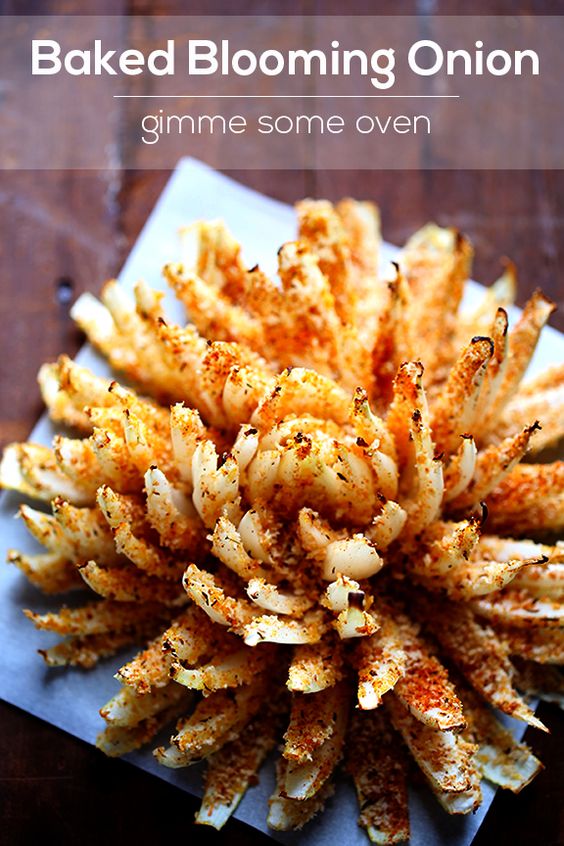 A healthier and baked version of the classic blooming onion.