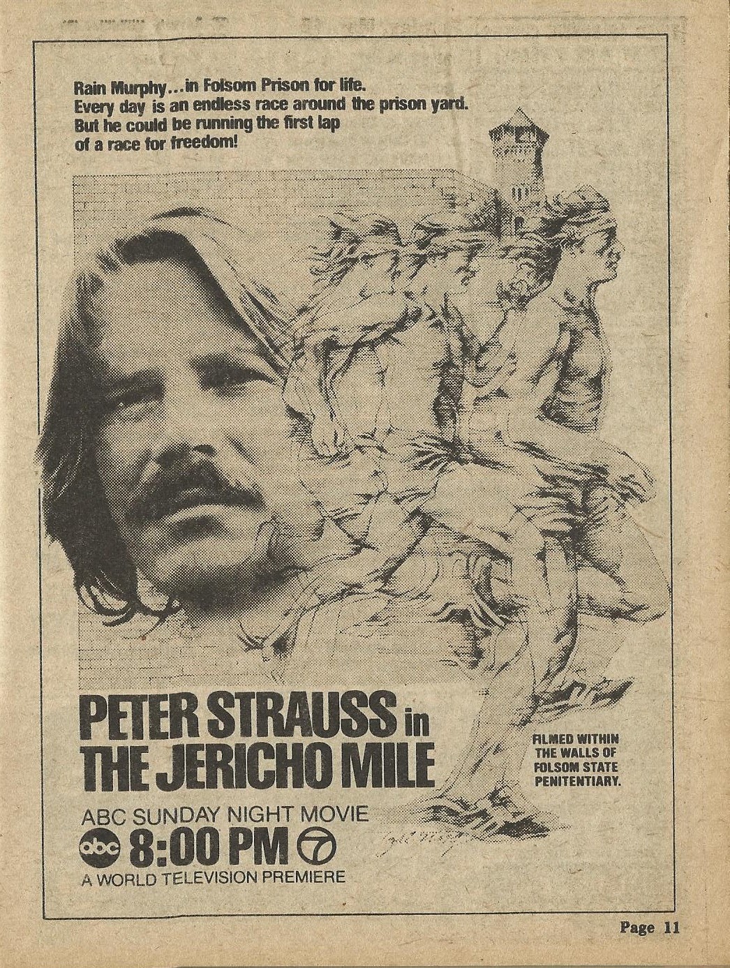 The TV Guide Historian Jericho Mile Ad