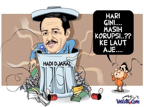 Gambar Karikatur Contoh Gambar Karikatur  Tentang Korupsi