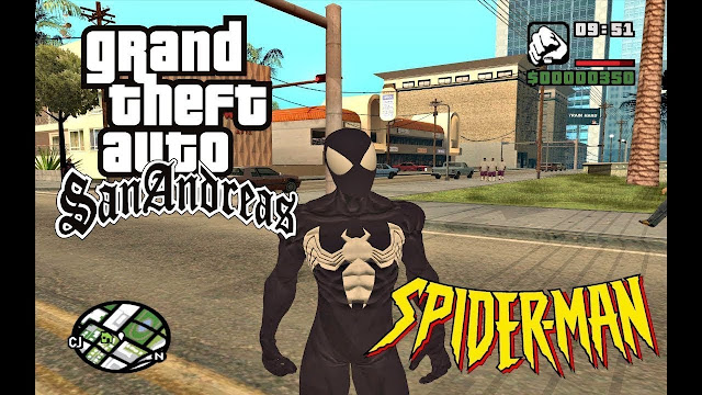 Spiderman Mod With Powers for GTA San Andreas